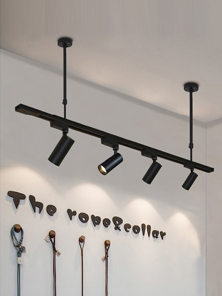 Lighting Decor Store - 高輝度のcobトラックライト,屋内装飾,LEDスポット,衣料品店,照明,天井全体,レール付きモバイルランプ