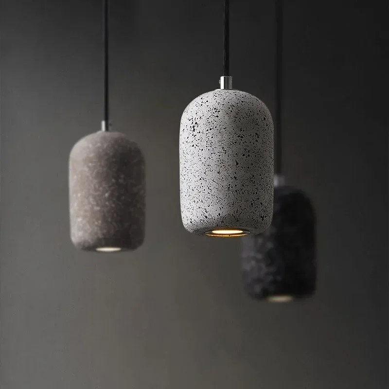 Lighting Decor Store - ニューノルディックインダストリアルセメントペンダントライト レトロなレストラン、衣料品店、バー用装飾照明 埋め込み型ペンダントライト