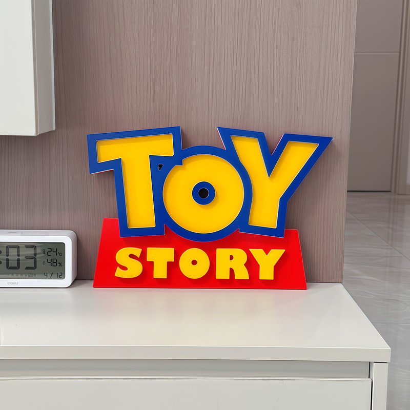トイストーリー 3Dロゴ看板漫画キャラクターナイトライトルー - Lighting Home Decor Products のレビューと価格