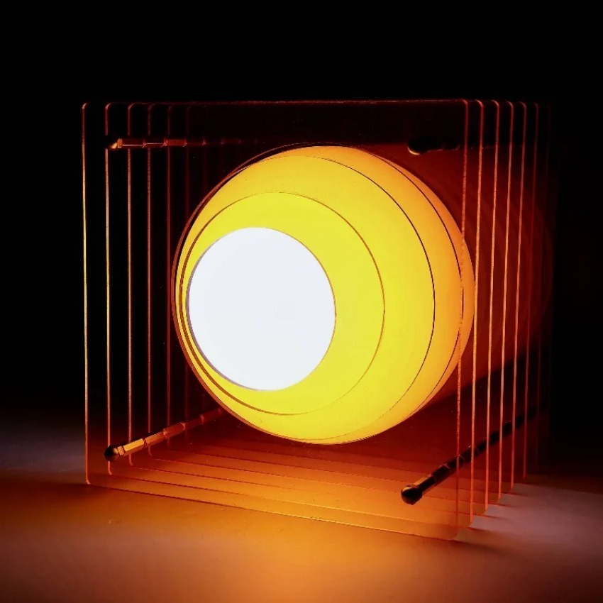 DIY アクリル千層ランプムーンランプデスクトップ装飾中断雰 - Lighting Decor In Room のレビューと価格