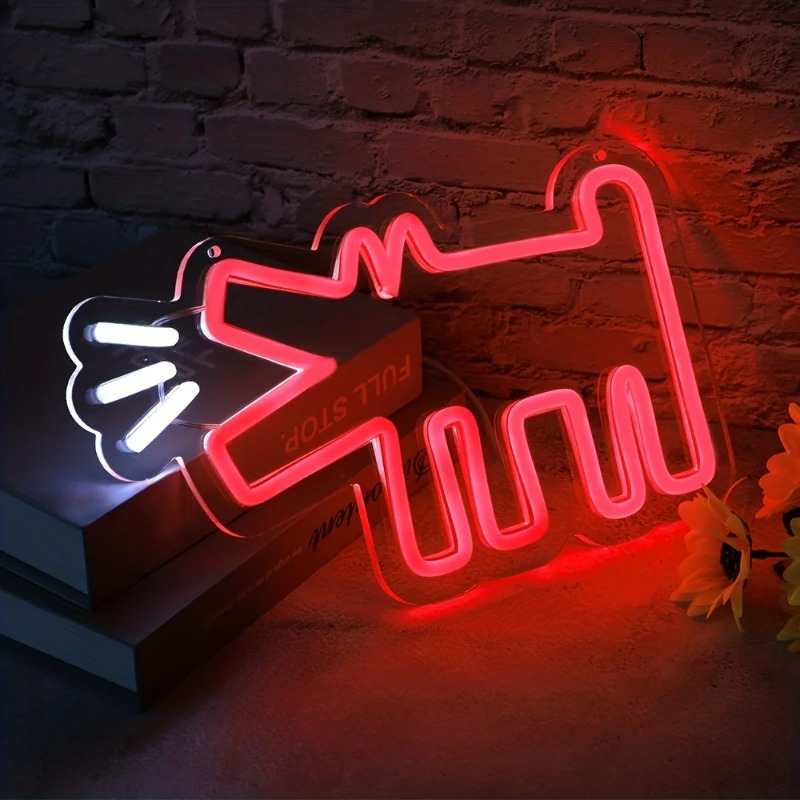 吠える犬ライン LED ネオンライト子供部屋ナイトライト U - Lighting Decor Store のレビューと価格