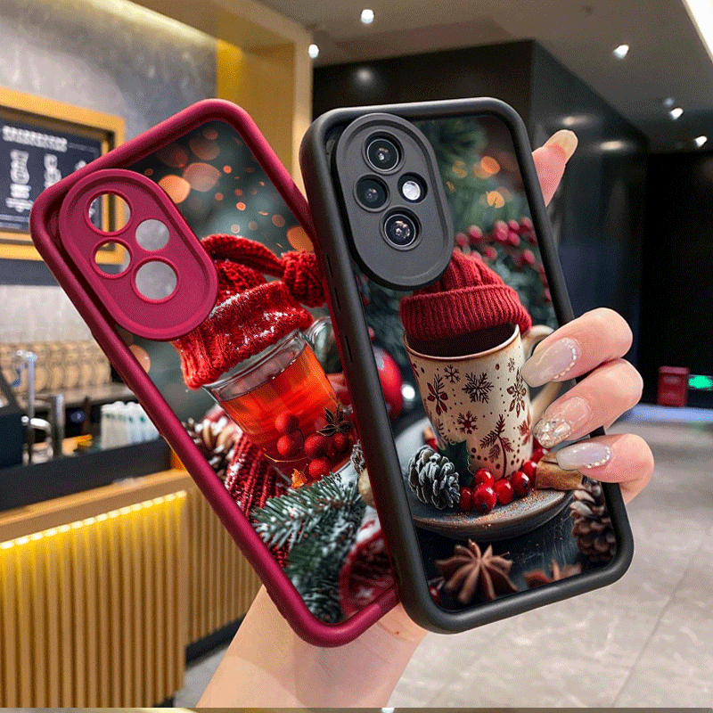 ホットコーヒーカップクリスマスデコレーション漫画風スマホケー - Nova Decor & Lighting Julestjerne のレビューと価格