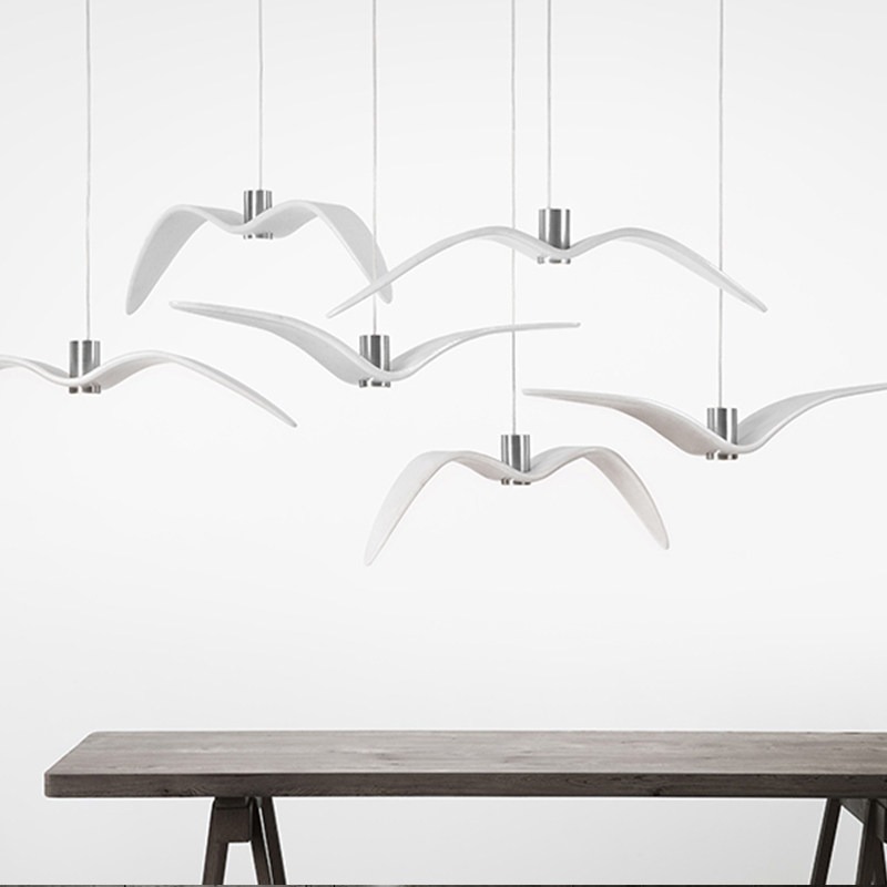 北欧風飛ぶ鳥樹脂ランプ クリエイティブ個性派 バー受付 衣料 - Lighting Decor Store のレビューと価格