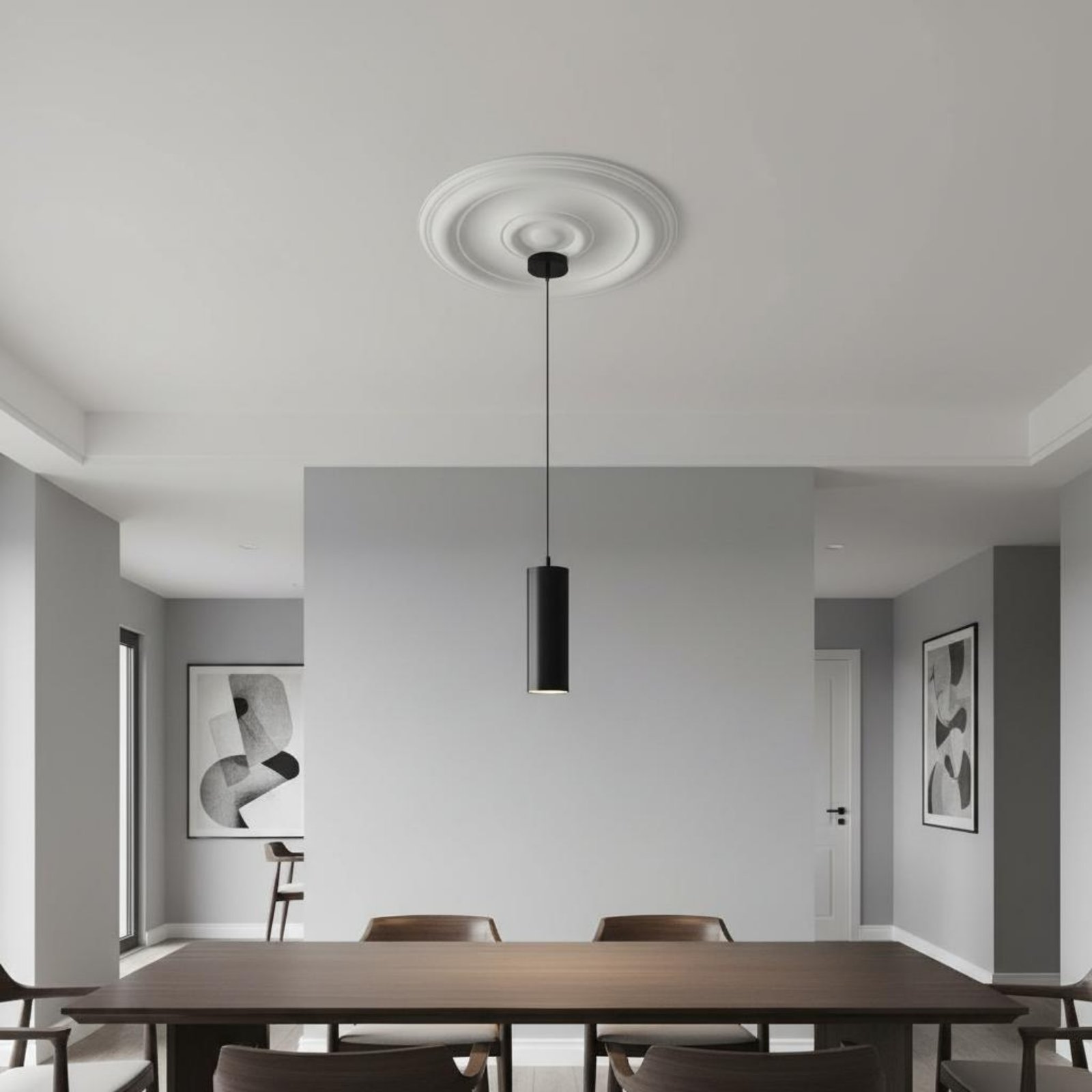 ラウンド天井メダリオンヨーロッパデザインPU天井装飾照明器具 - Lightings Decoration のレビューと価格