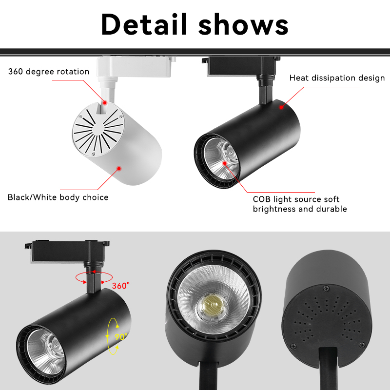 Led トラックライト COB トラック照明天井スポット L - Lighting Decor Store のレビューと価格