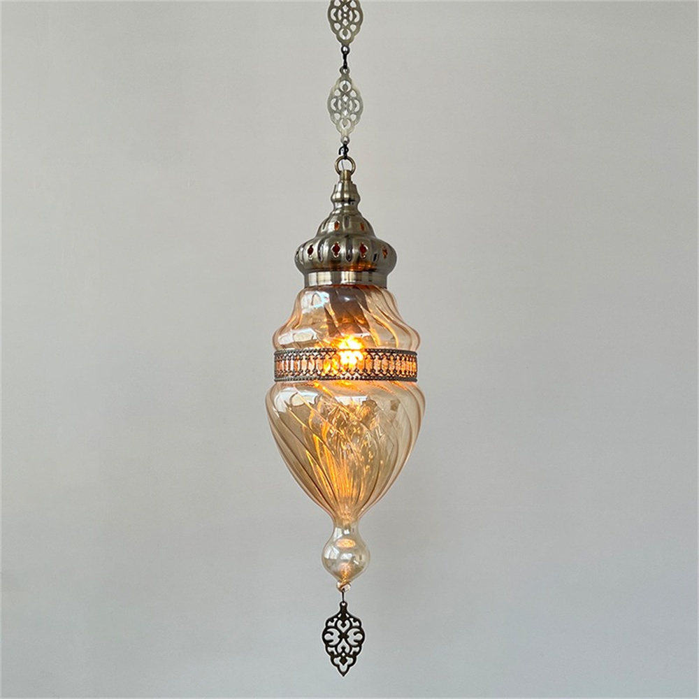 ドバイレトロスタイル手作りガラスペンダントライトダイニングル - Lighting Decor Store のレビューと価格