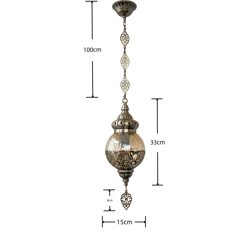 ドバイレトロスタイル手作りガラスペンダントライトダイニングル - Lighting Decor Store のレビューと価格