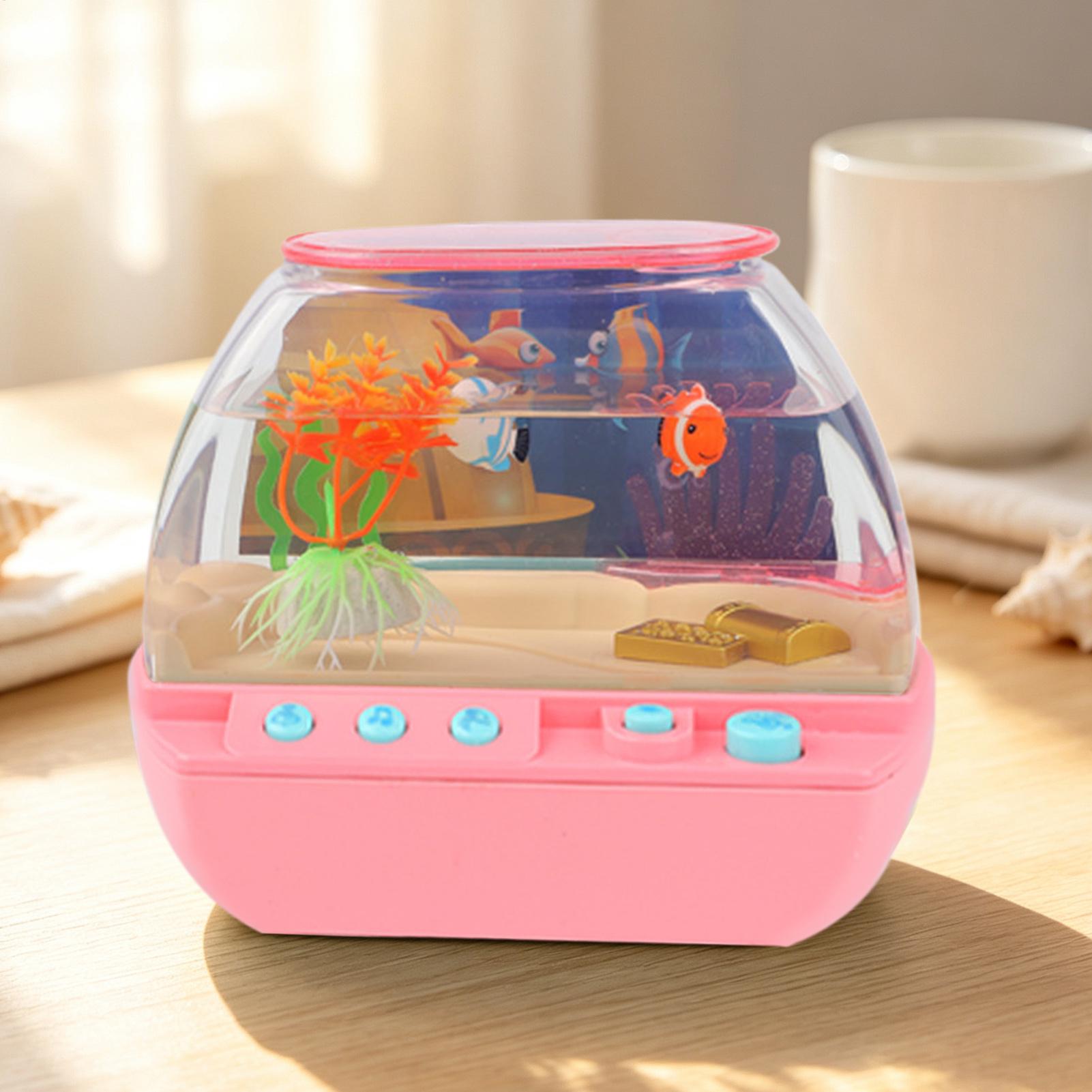 おもちゃの水槽 ホームデコレーション 音楽と光付き 模擬水槽 - Lightings Decoration のレビューと価格