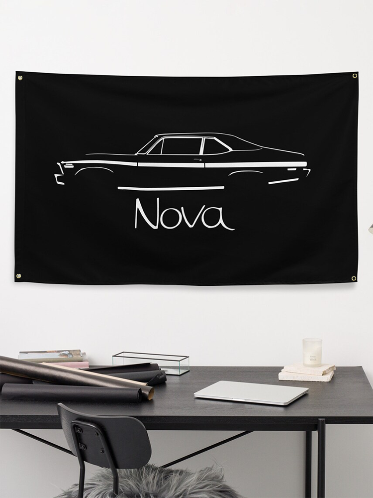 1972年ノヴァブラックシルエットアメリカンマッスルカーオー - Nova Decor & Lighting Julestjerne のレビューと価格