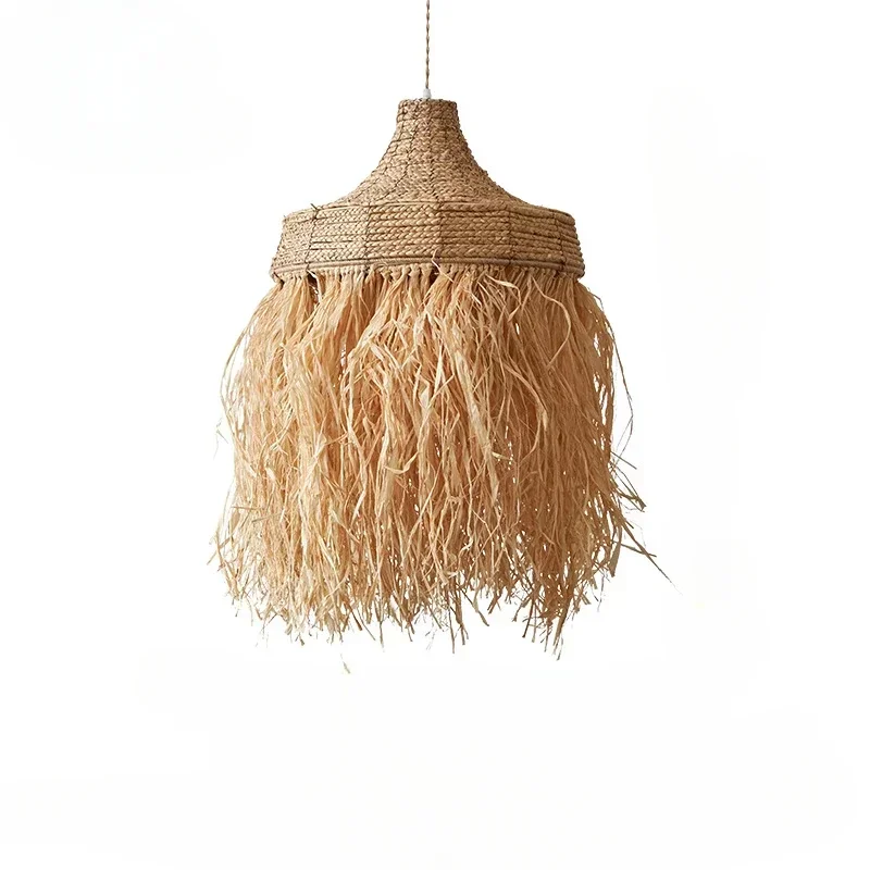 手作りの籐製ペンダントランプ、侘び寂びナチュラルスタイルの吊 - Decor Lighting Australia のレビューと価格