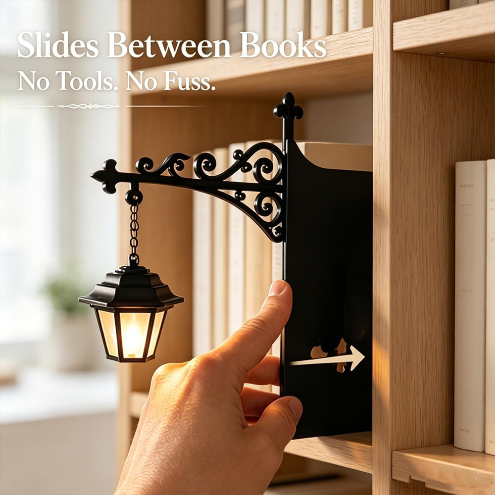 ライブラリーランタン装飾本棚照明レトロライブラリーランタン本 - Lightings Decoration のレビューと価格