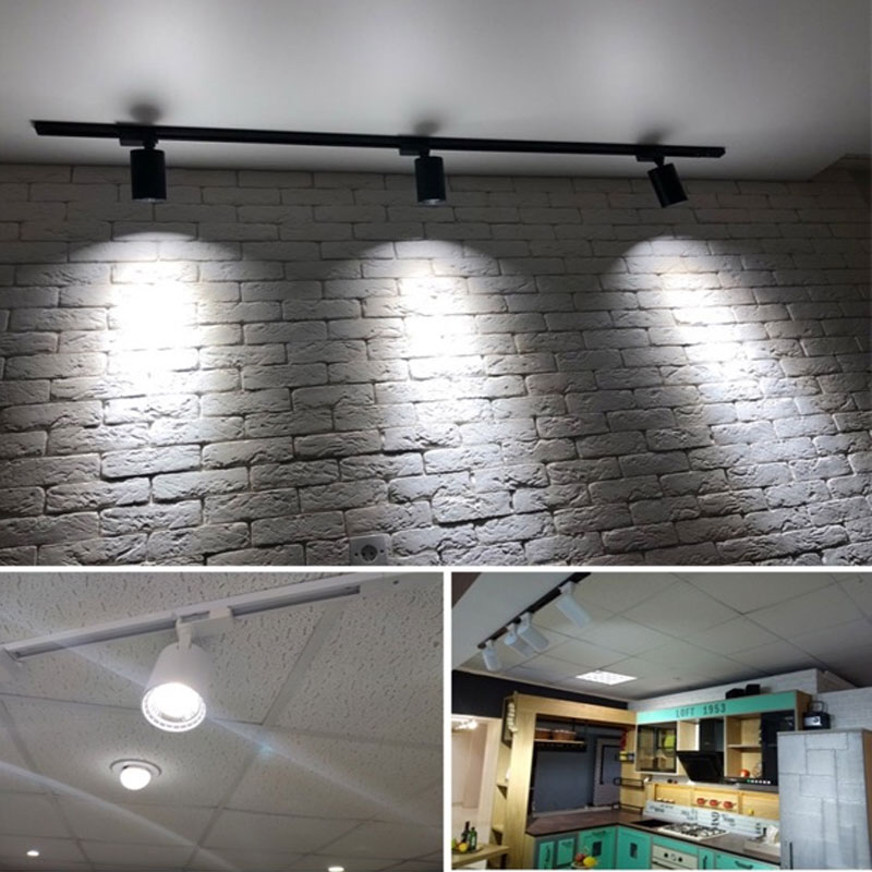 セットLEDトラックライト110v 220vスーパーブライト - Lighting Decor Store のレビューと価格