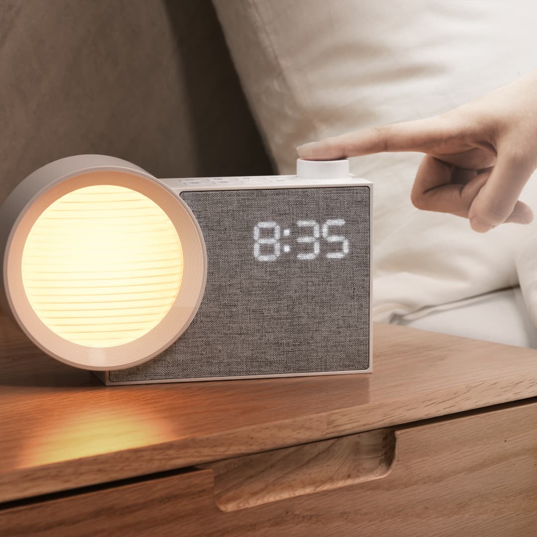 WILIT LEDナイトライト目覚まし時計、ホワイトノイズ＆ - Lighting Decor For Bedroom のレビューと価格