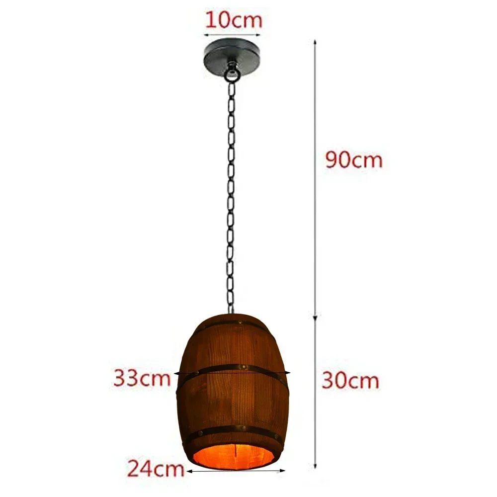 素朴なランプヴィンテージシャンデリア木製ペンダントライトワイ - Lighting Decor In Room のレビューと価格
