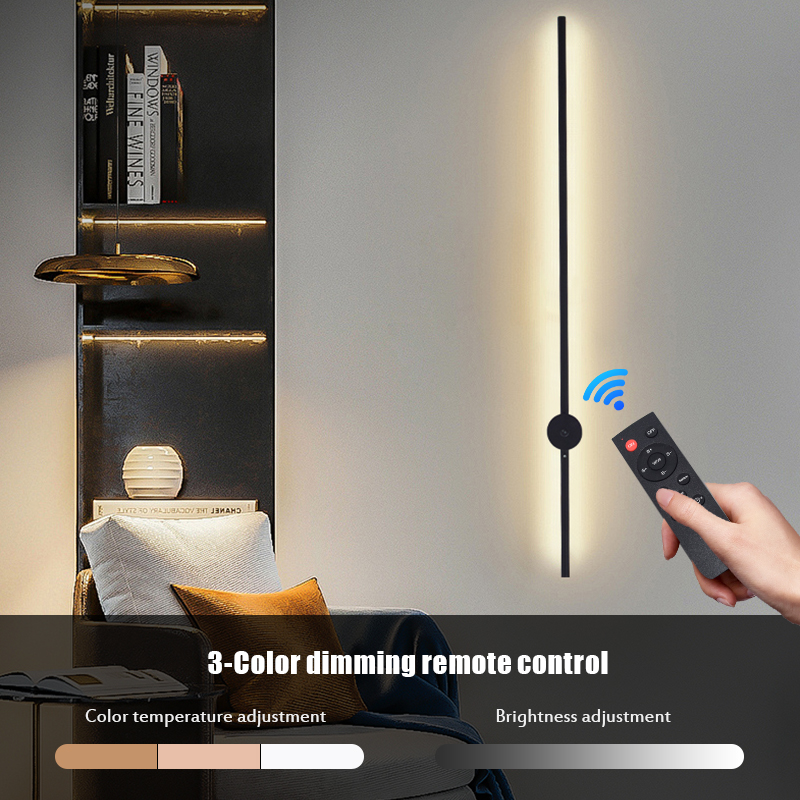 モダンな充電式LEDウォールスコンスランプ、ブラックアルミニ - Lighting Decor For Bedroom のレビューと価格